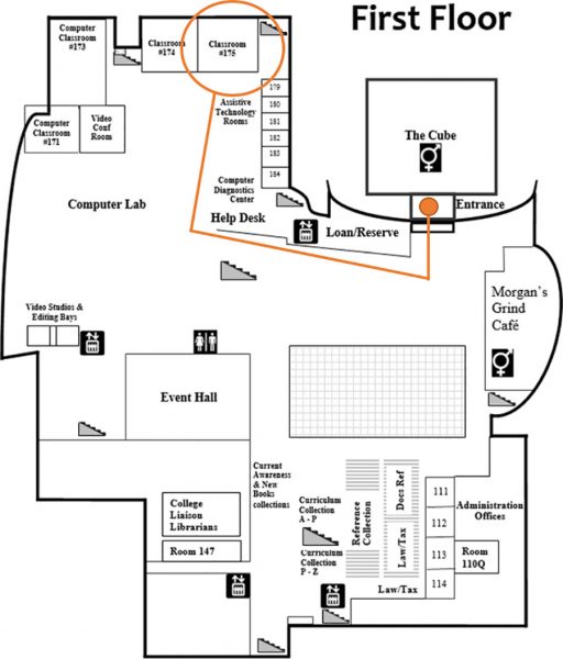 Where to Find Us - Writing Center